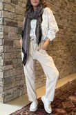 Made in Italy Baby Cord Classic Slim Jogger Stone /10 =